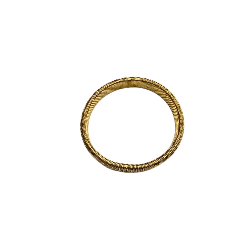 Gold Tone Stretch Bracelet